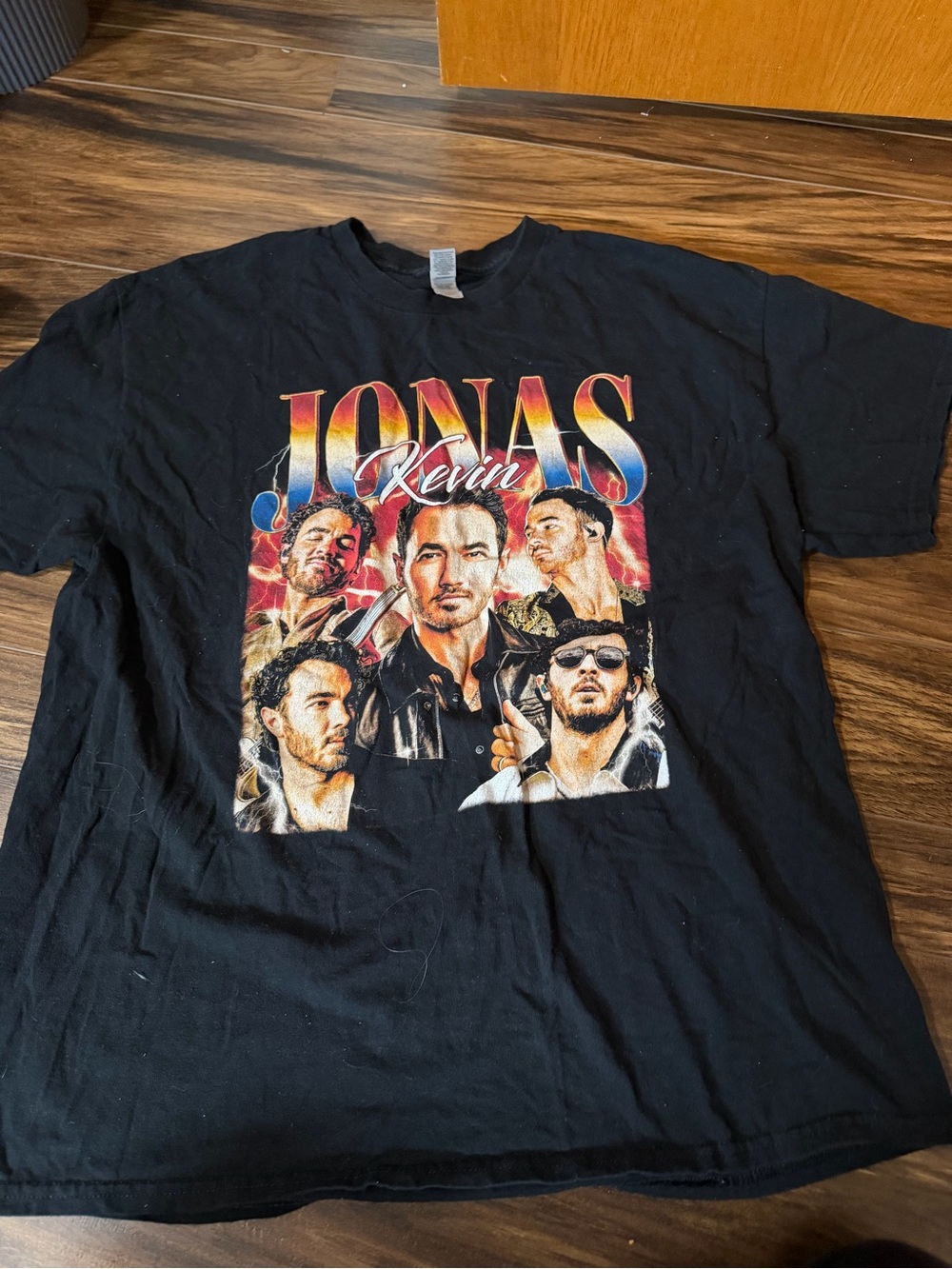 Gildan Black Jonas Kevin Graphic Tee